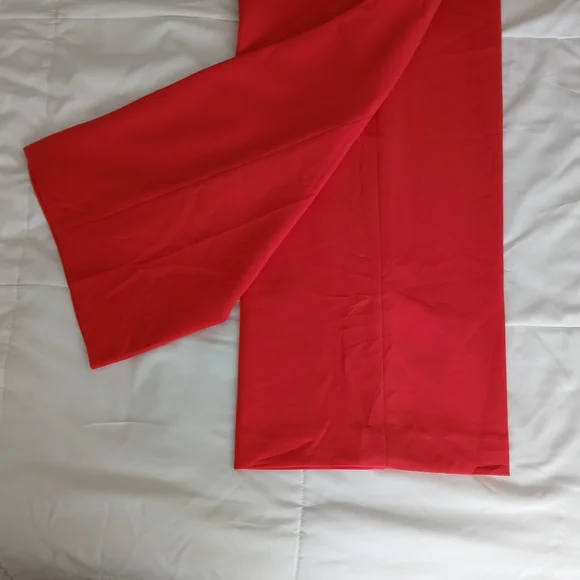 Express Red Wide-Leg High-Waist Pants NWT - Picture 6 of 6